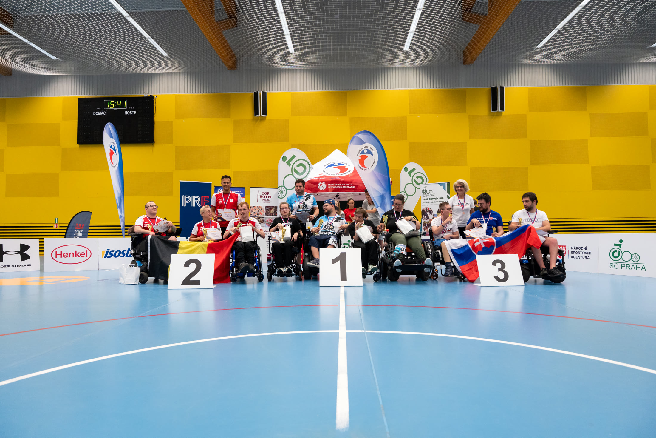 Momentka z turnaje World Boccia Challenger v Plzni