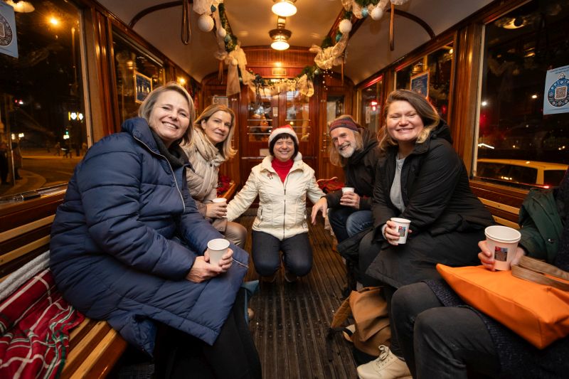 Vánoční tramvaj foto zdroj DENDRIT 192