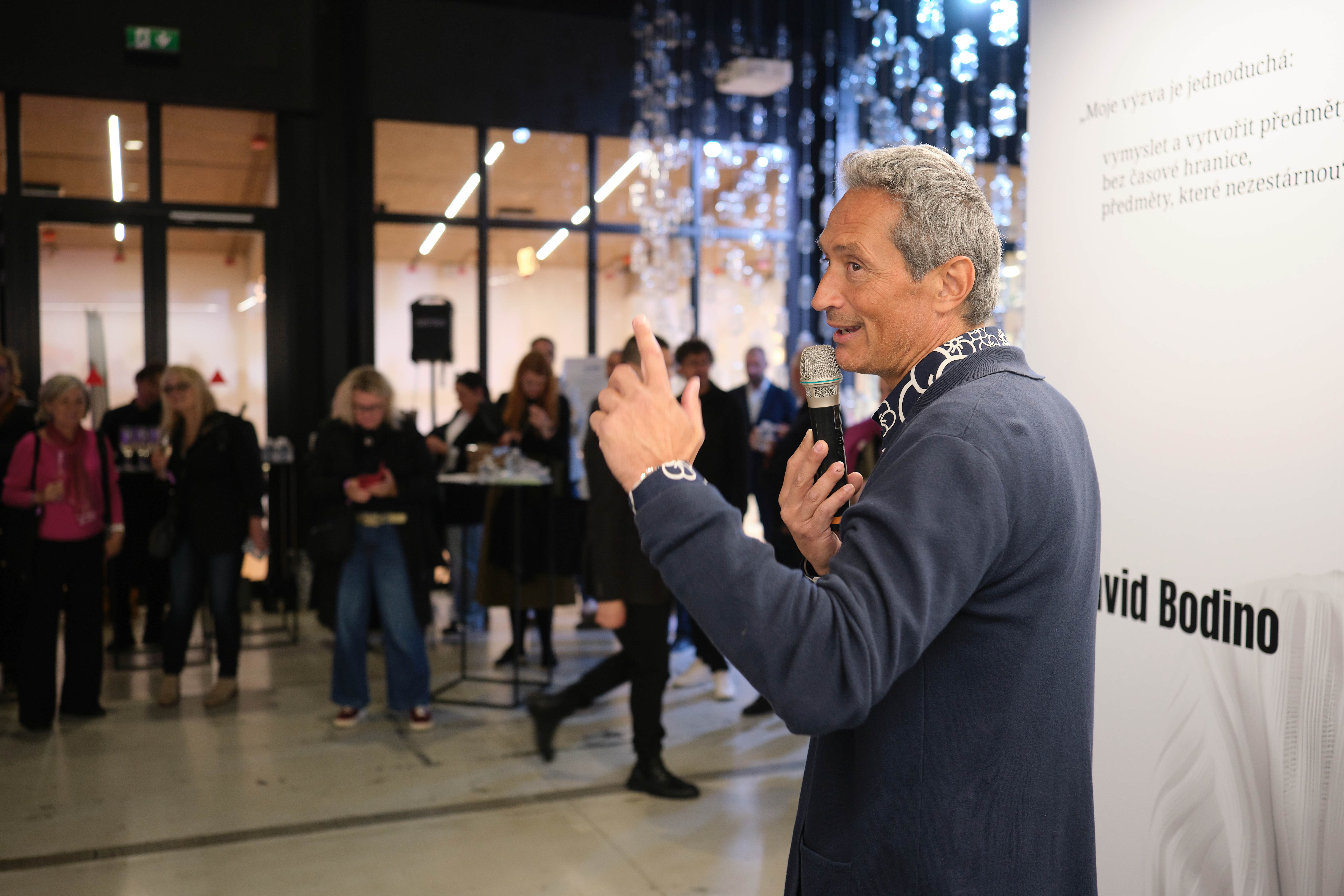 Designblok 2025 expozice MT Autoklika design David Bodino tiskova konference foto David Kraus pro MT 2